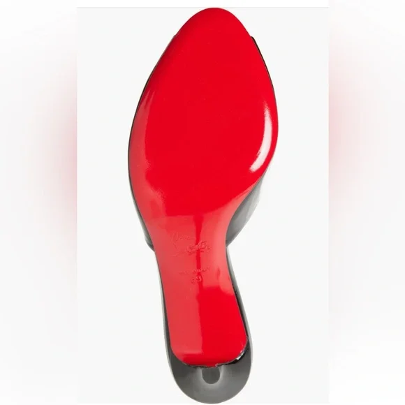 Christian Louboutin Me Dolly Peep Toe Slide Sandal - Picture 4 of 14